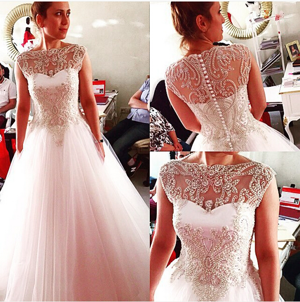 2016 Crystals Wedding Dresses,bridal Gowns Custom Made on Luulla